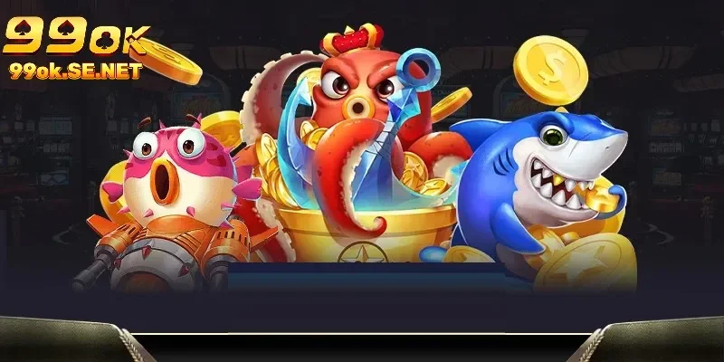 Game chơi bắn cá có đa dạng sinh vật tương ứng với nhiều hệ số thưởng khác nhau